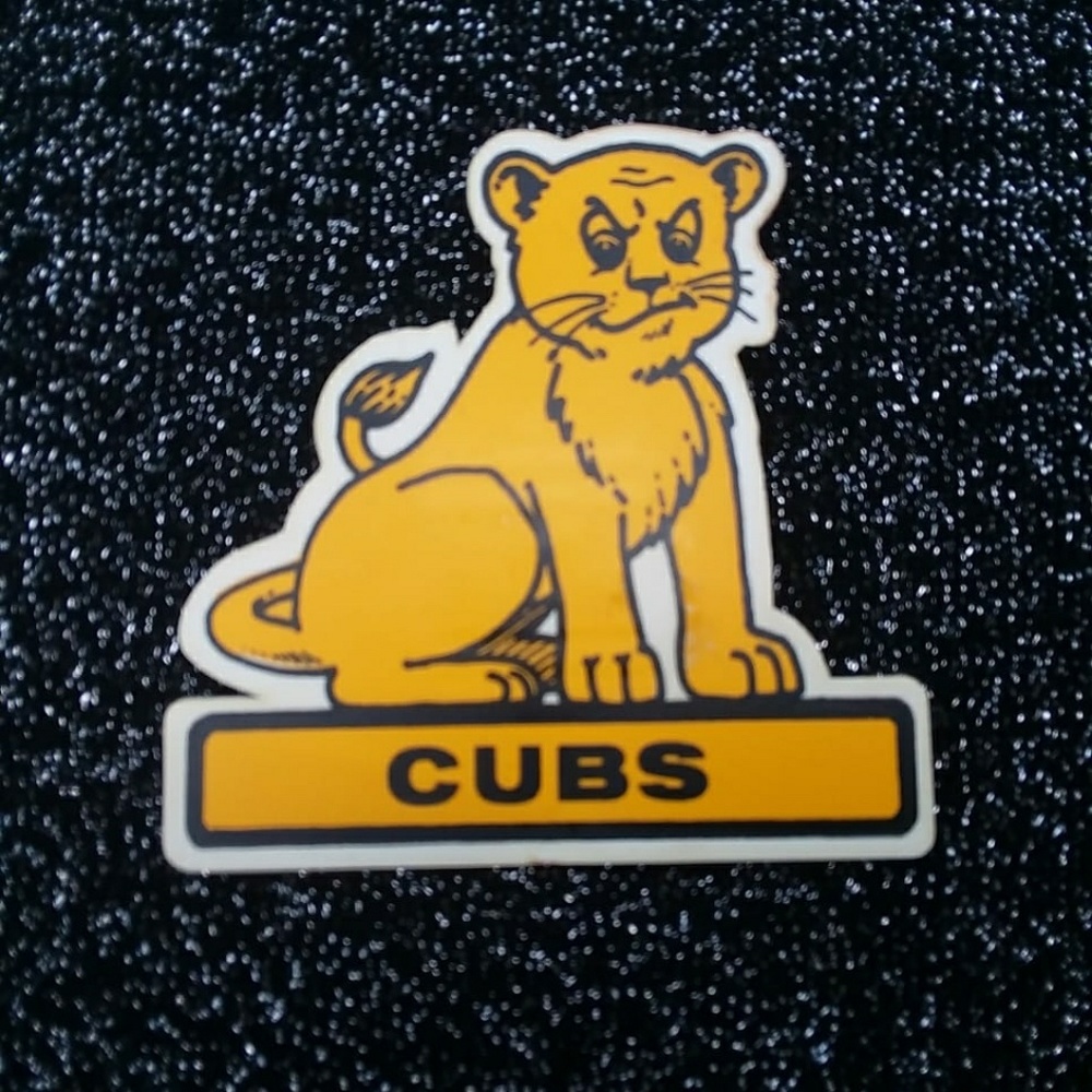 Vintage Cubs Sports Team Pin or Brooch